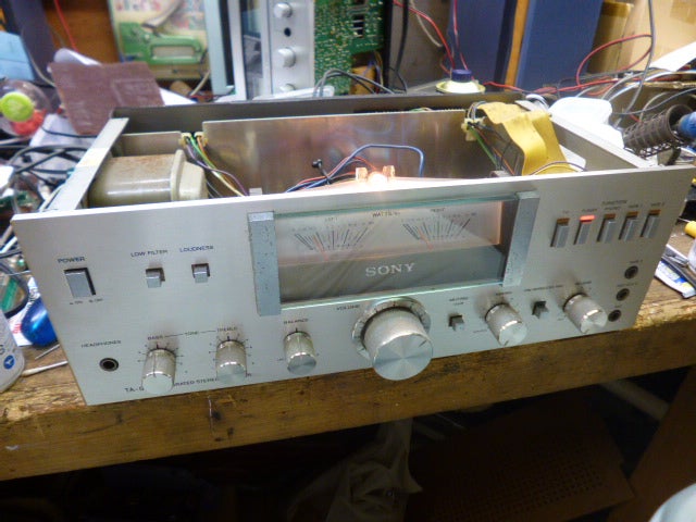 ソニー TA‐515 プリメイン・アンプ修理の巻 | ラジオクロネコのブログ