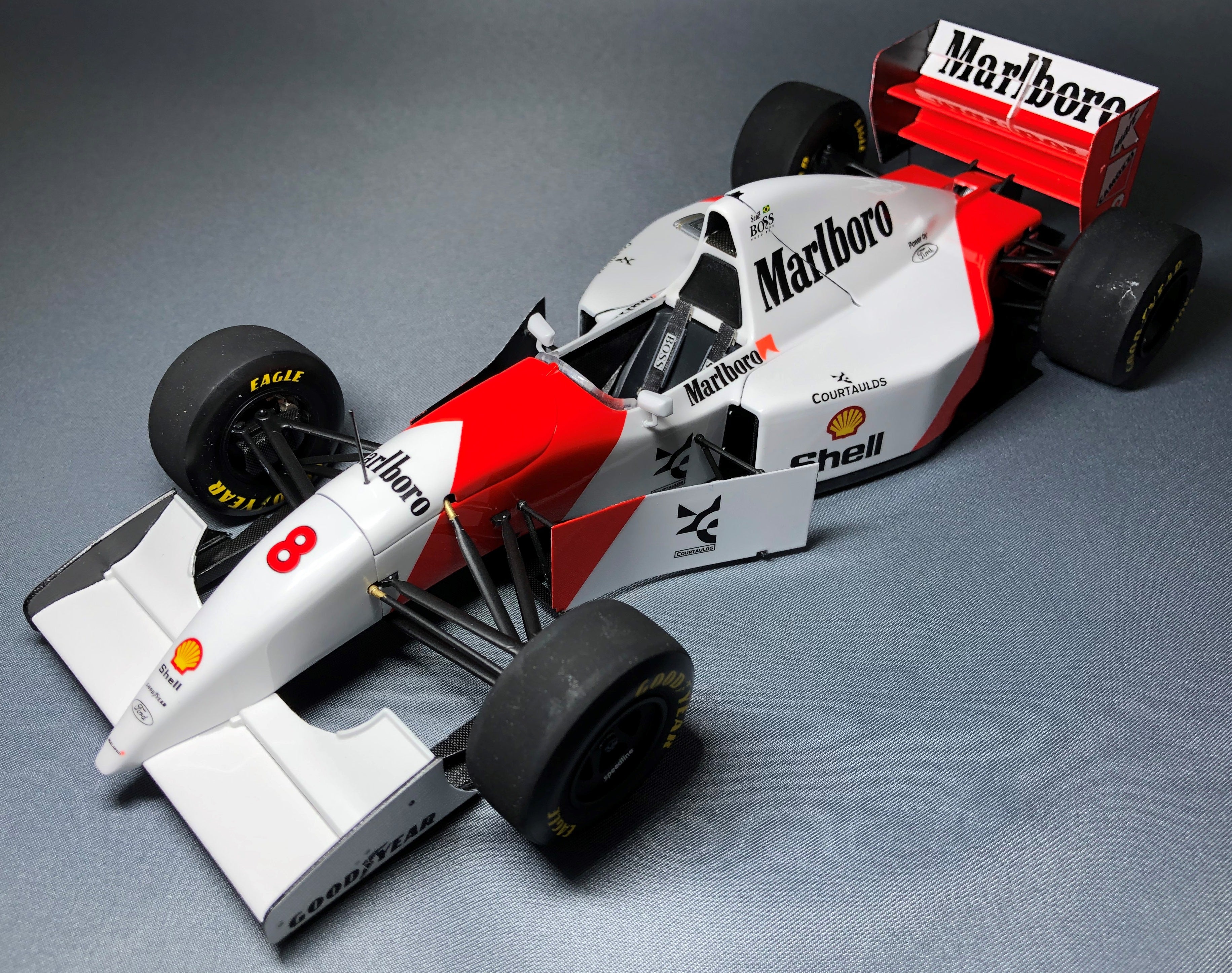 タミヤ 1/20 マクラーレンMP4/8フォード #08 完成 | kingmanの趣味ログ