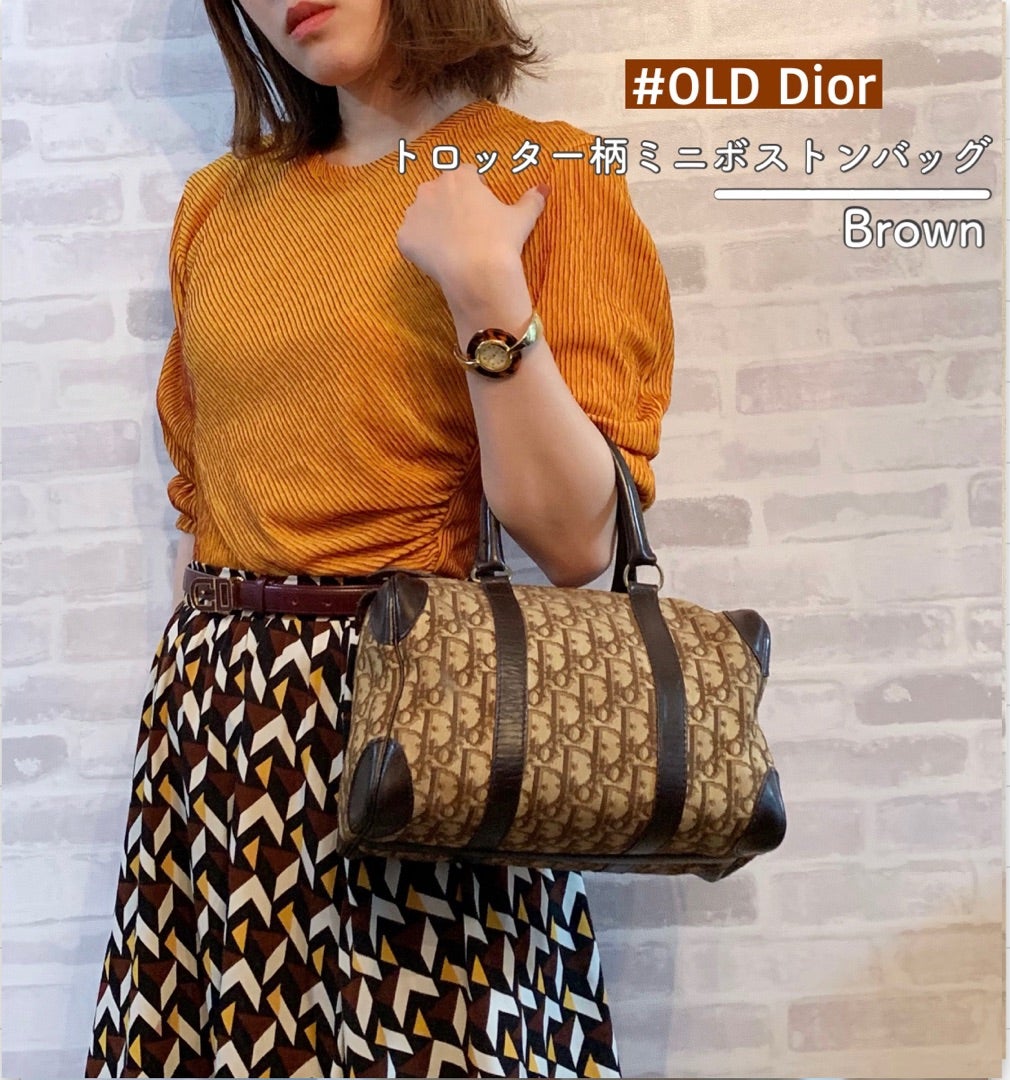 Dior 人気のトロッター柄！デイリーに使えるミニボストンバッグが入荷