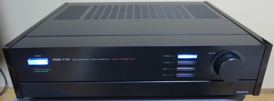 ONKYO Integra P-309 修理、メンテナンス、オーバーホール レトロ 1980