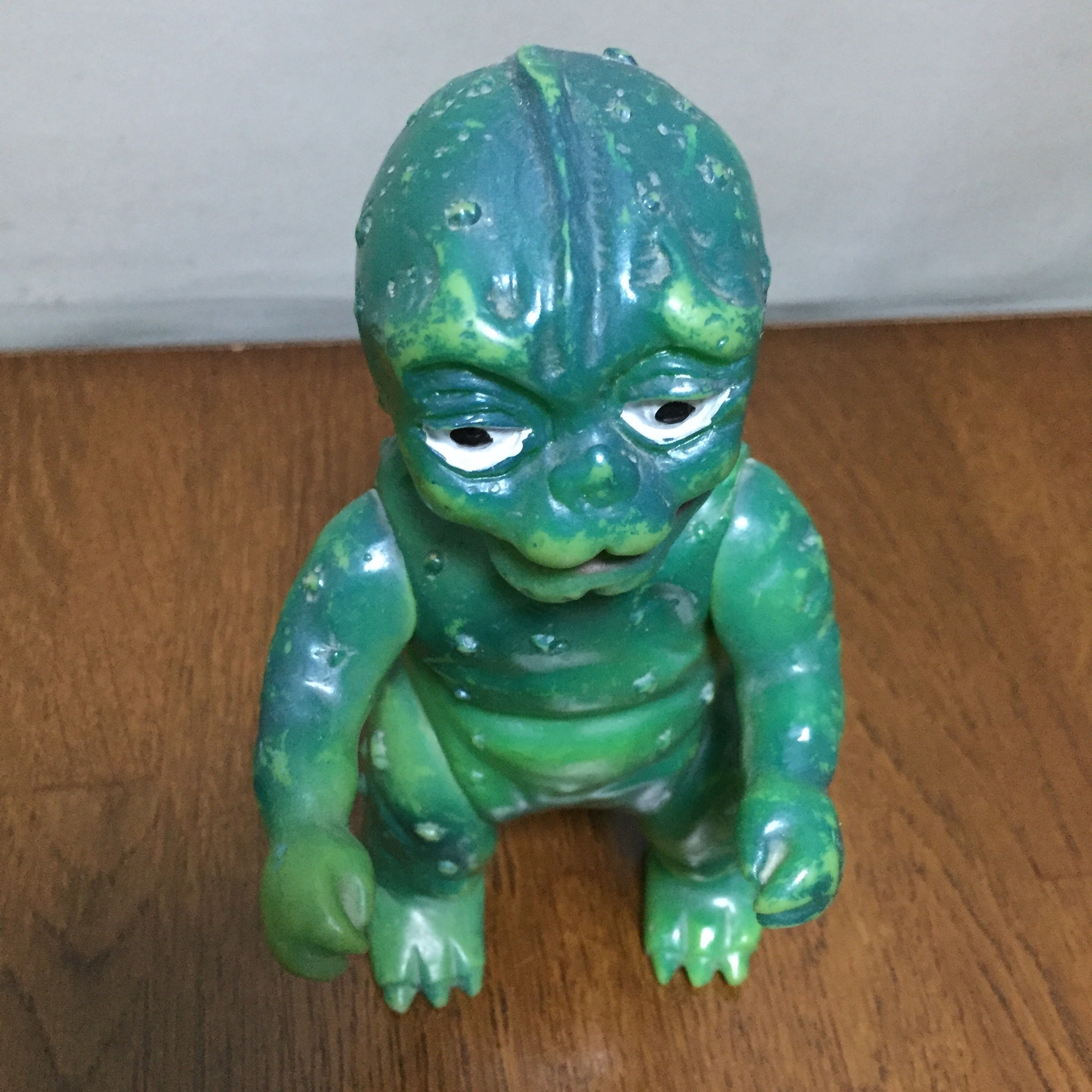 マルサン製 ミニラ 当時モノソフビ | 怪獣玩具とカタナとキングコング