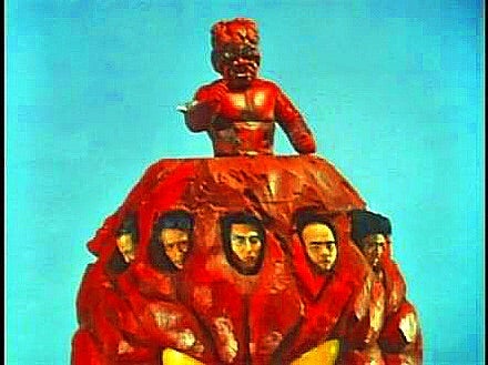 十面鬼ソフビ 仮面ライダーアマゾンより メディコムトイ製 | 怪獣玩具