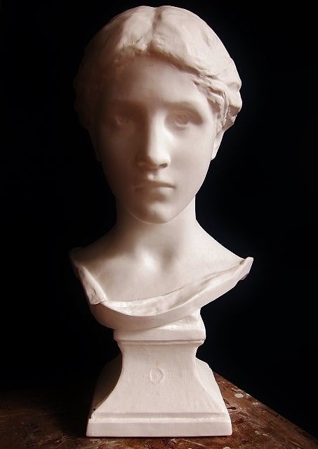 リンカーンとフレンチ胸像（石膏像） | 美術研究室アトリエ・キノチッタ