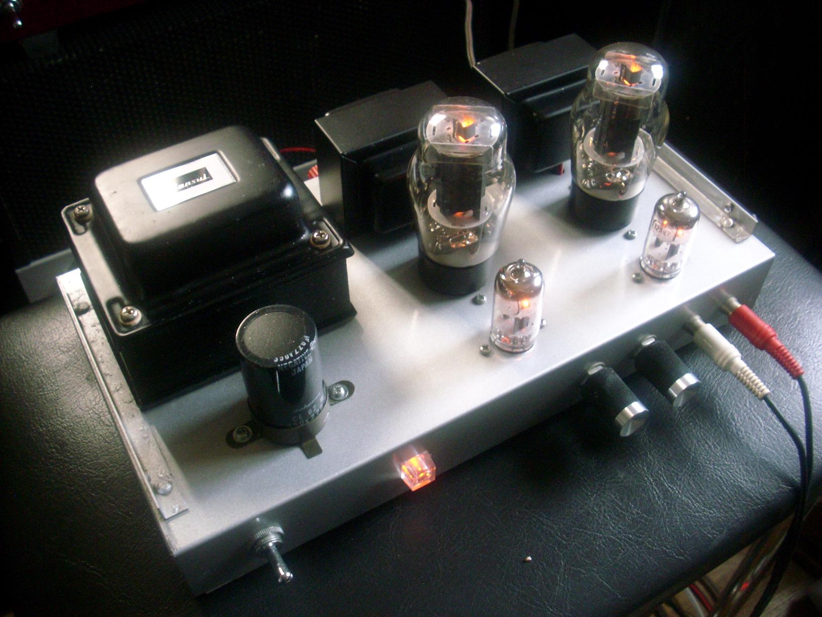 自作6BQ5 シングル真空管アンプ ジャンク品 Yahoo!オークション