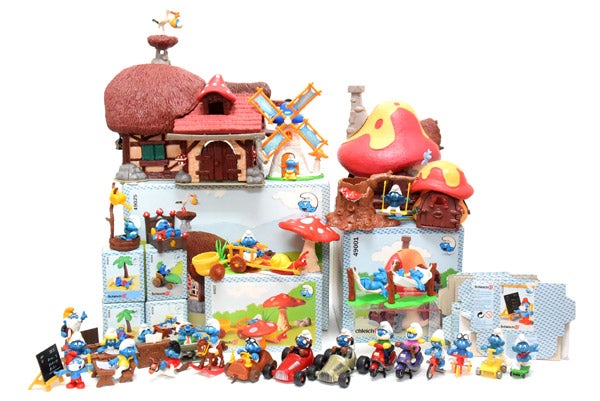 Smurfs/スマーフのPVCフィギュア・スーパースマーフシリーズ