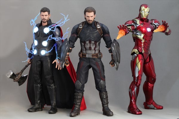 ホットトイズ MCU ビッグ3 アイアンマン キャプテンアメリカ ソー