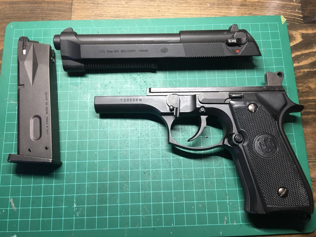 東京マルイ M92F ガスブロ メンテナンス | たまごやきの玉子焼かないブログ