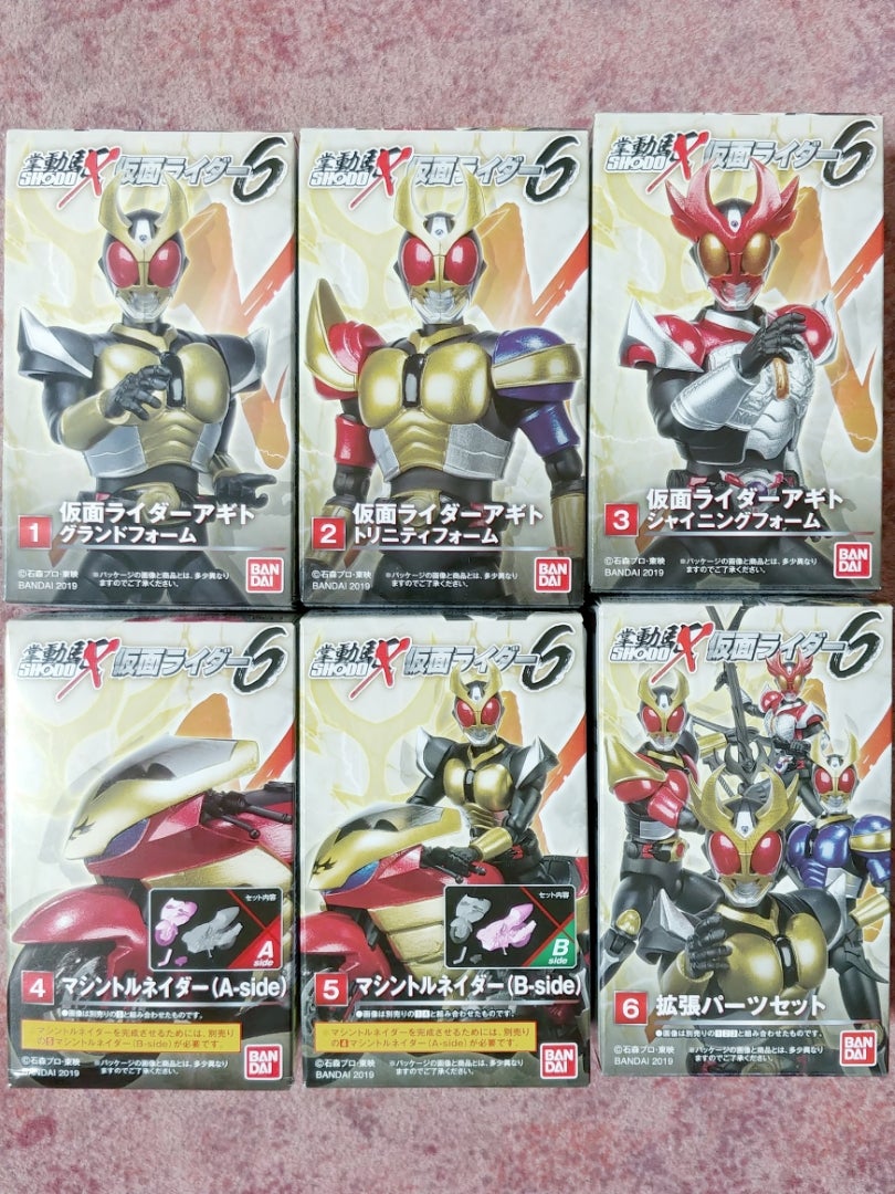 SHODO-X(掌動) 仮面ライダー6 仮面ライダーアギト レビュー