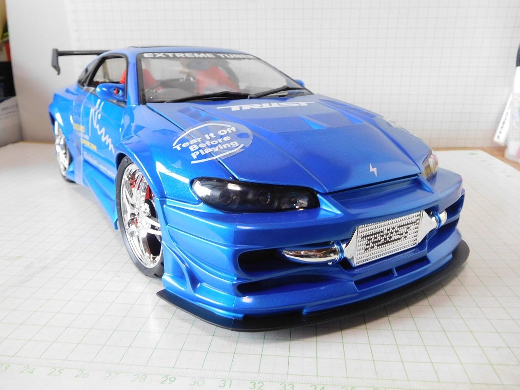 KENTOYS 童友社 1/12 日産 シルビア S-15 ブルー EXTREME TUNER