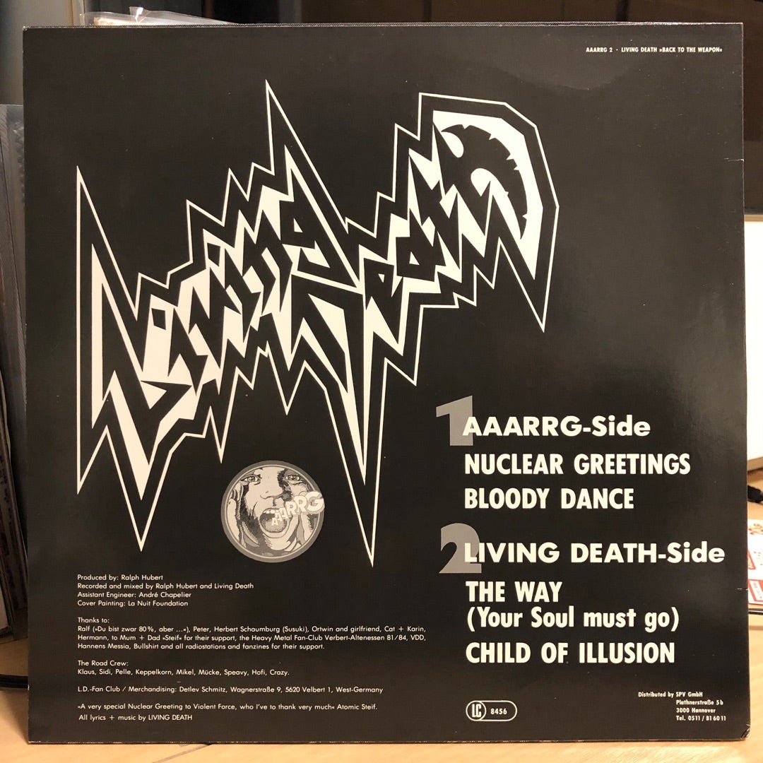 LIVING DEATH - Back To The Weapons | HERETIC!!!