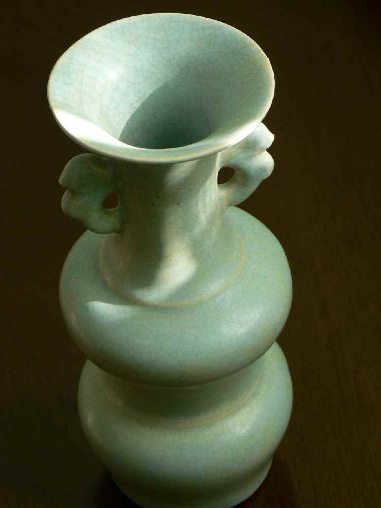 秘色青磁 龍耳瓶 越州窯 唐～五代時代 | kanjakuanのブログ