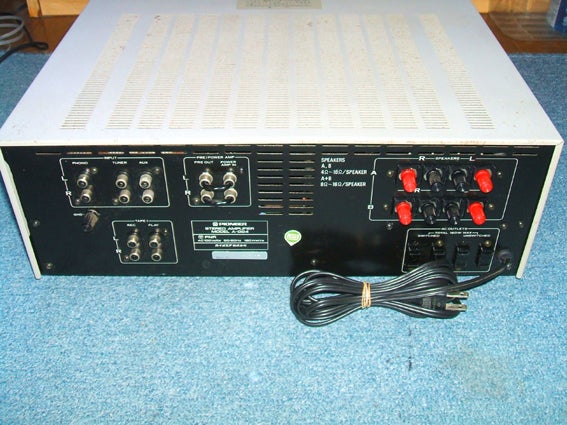 PIONEER A-004 | 古いオーディオたち と 写真