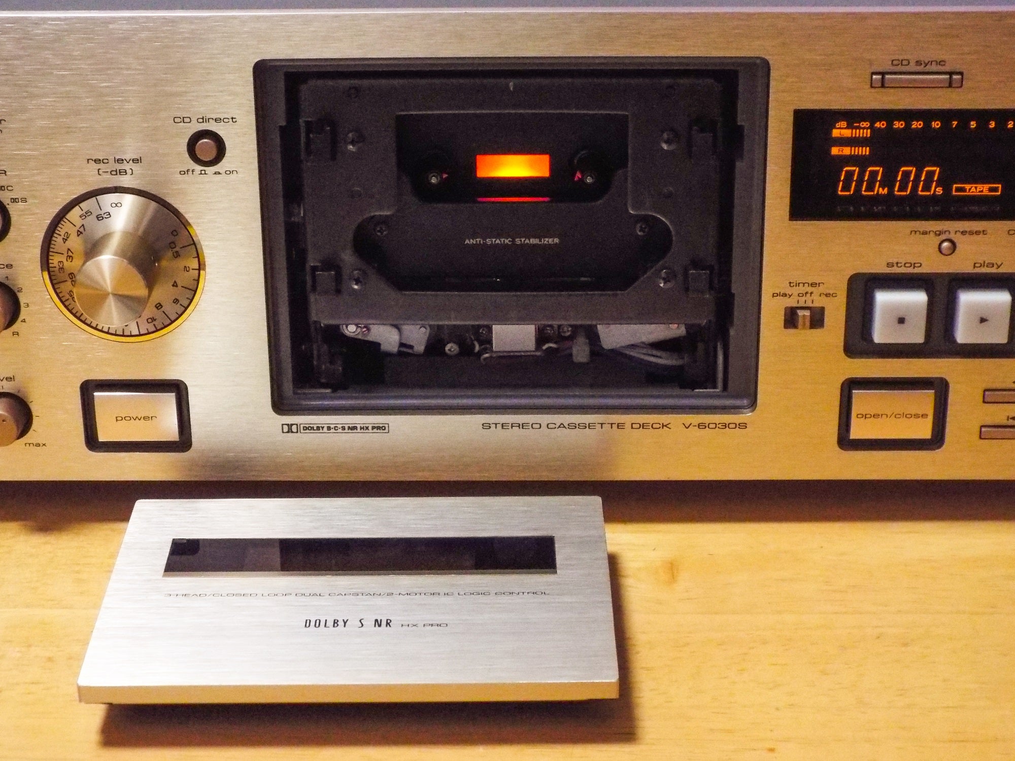 オーバーホール品TEAC カセットデッキ「V-2020S」動作OK