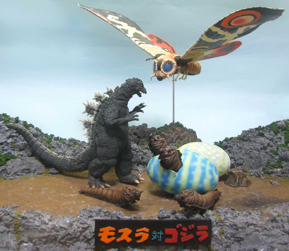 モスラ対ゴジラ(13) PERFECT DIORAMA SET リアルソフビ編 最終回