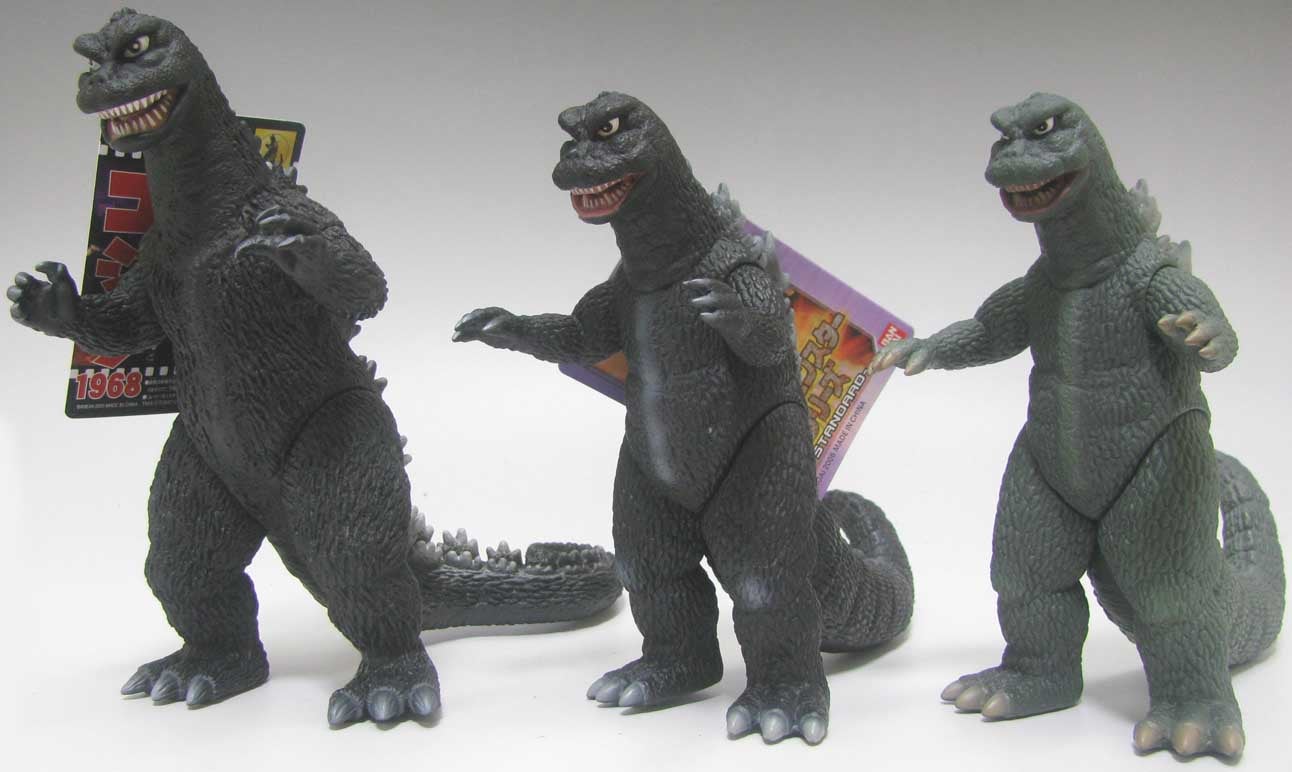 BANDAI 東宝新作ソフビ大検証 ゴジラ1968「怪獣総進撃」 | 怪獣怪人大行進