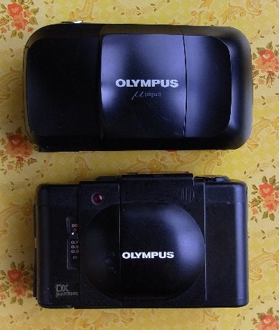 OLYMPUS μ[mju:]、μ[mju:] ZOOM PANORAMA | がらくたカメラで遊ぼ