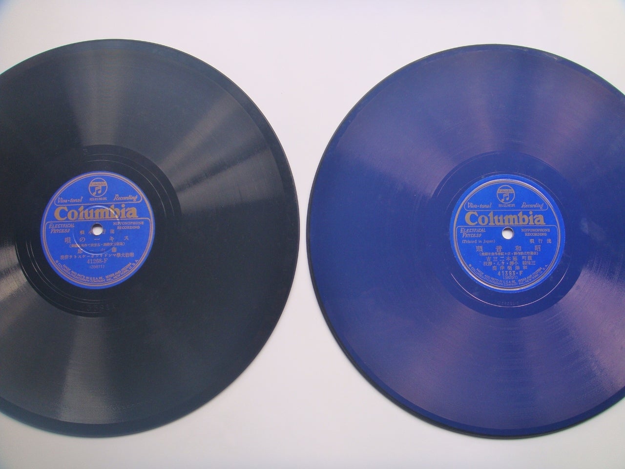 蓄音機関連「コロムビア青盤」 | 時代屋ちとせあめ（アメブロ版）