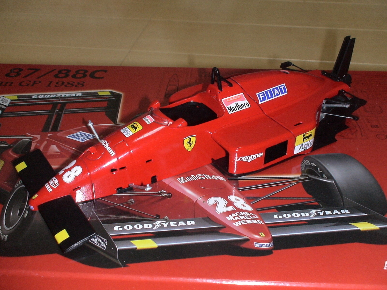 フジミ フェラーリF187/88C製作中 | ステファン・エドバーグ