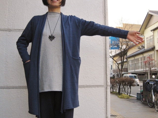 493 わんこママ様 ヨーガンレール カシミヤ100% ロング カーディガン