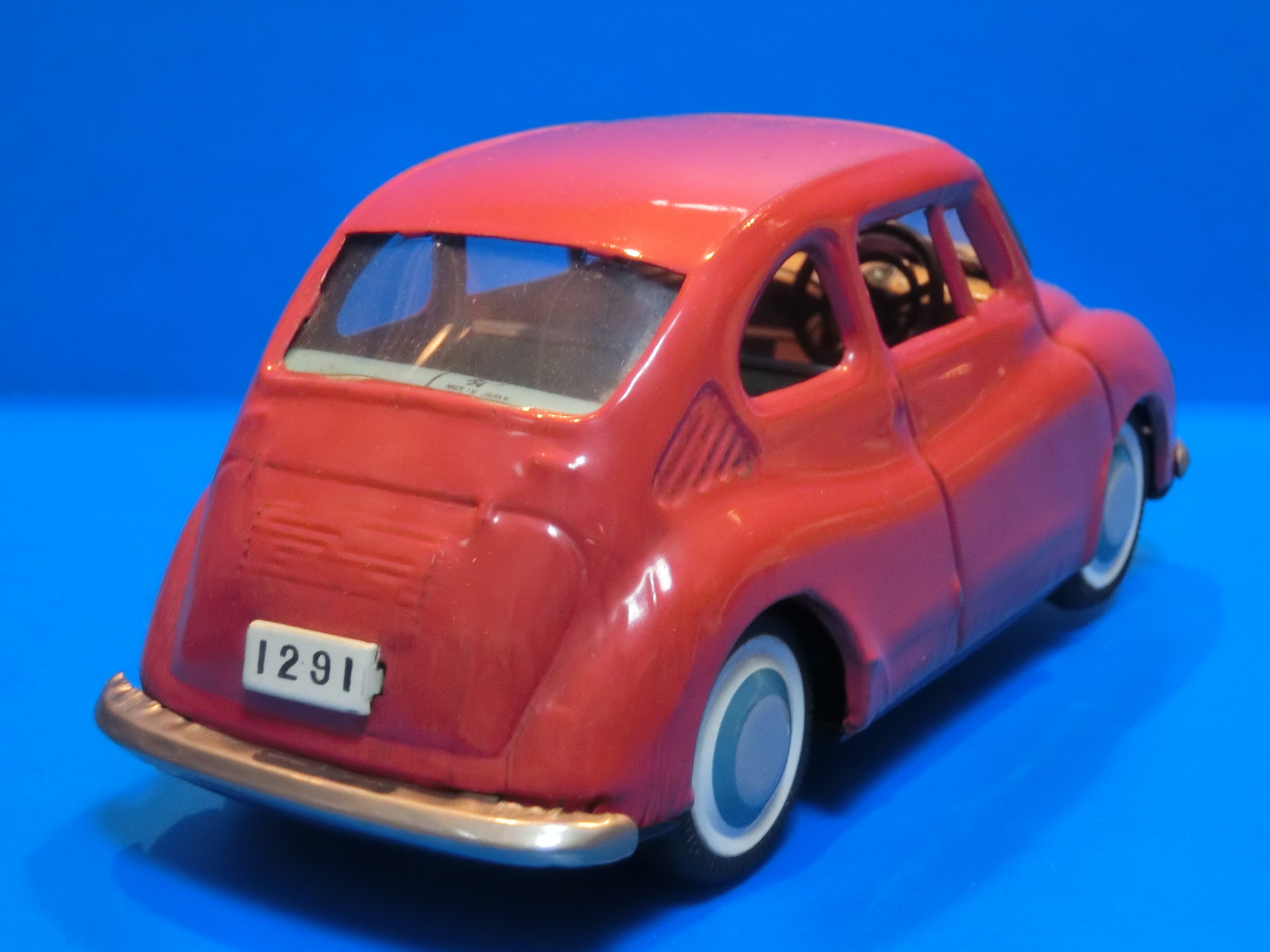 BANDAI バンダイ スバル360 右ハンドル ブリキ 赤色 BANDAI バンダイ