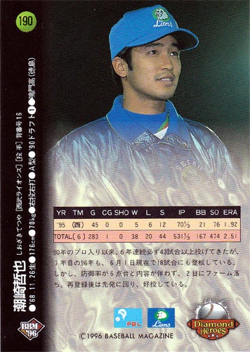 95年カルビープロ野球チョコスナック 千葉マリン配布版 潮崎哲也 西武