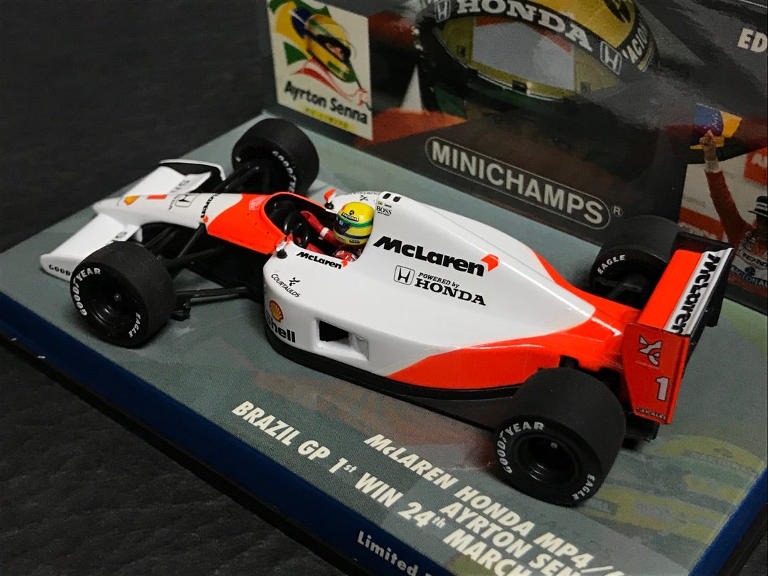1991 F-1 ブラジルGP MP4/6 セナ | エイトプリンのミニカー中心の