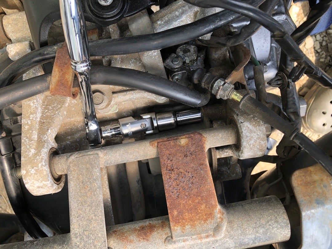 ライブディオ セルモーター交換 | ギターのジャンク再生やらバイク