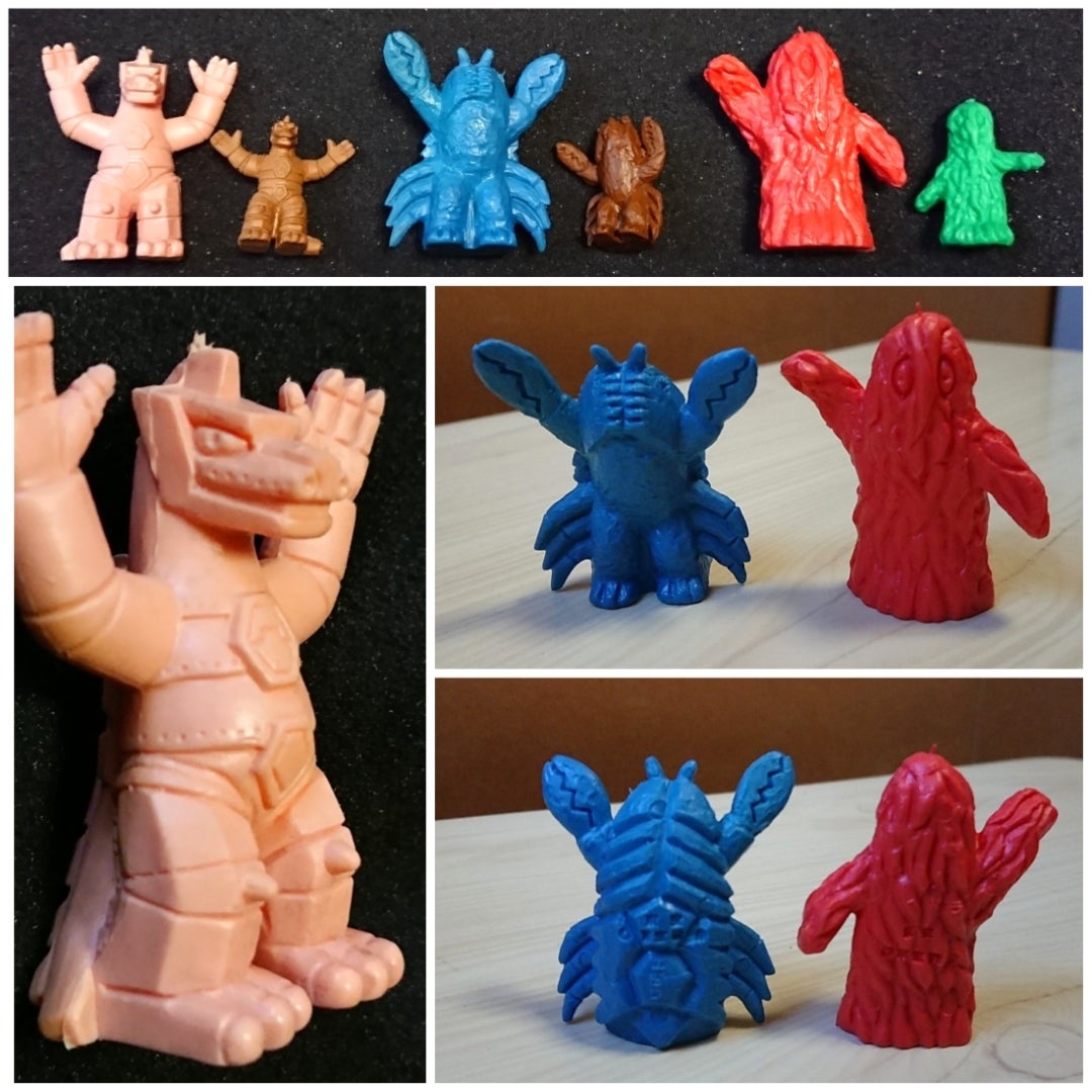 wt 怪獣消しゴム8／ポピー ゴジラ② | ミスターキトーのブログ