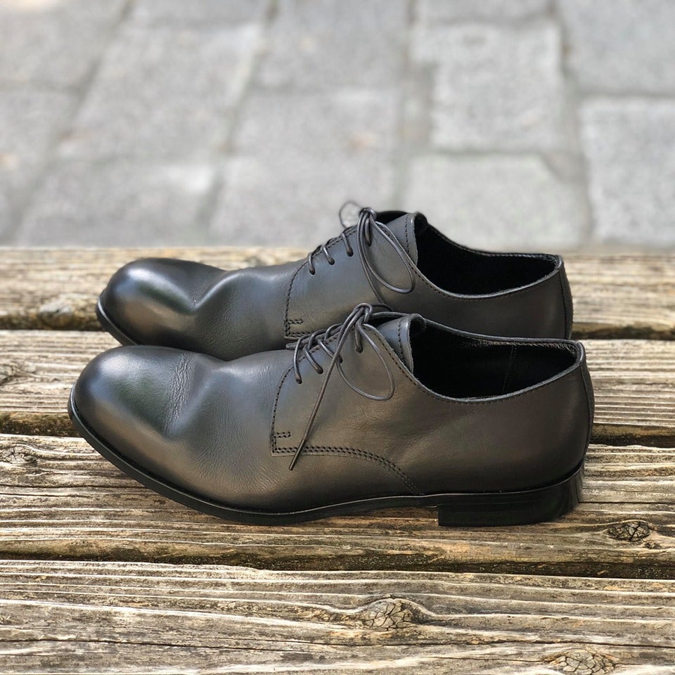 PADRONE】ダービープレーントゥシューズ