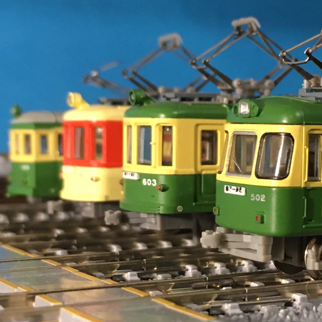 Nゲージ】江ノ電 その2【モデモ】 | 景品電鉄 壁際線