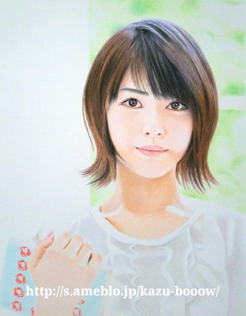 色鉛筆で描く人物画 ～浜辺美波さん 2～ | 独学でここまで描ける！プロ