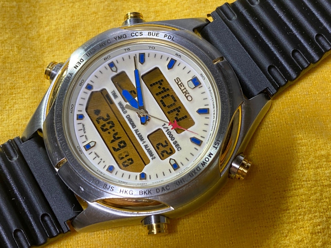 セイコーワールドタイム デジアナ H021-8040 | ぷらなの写真日記