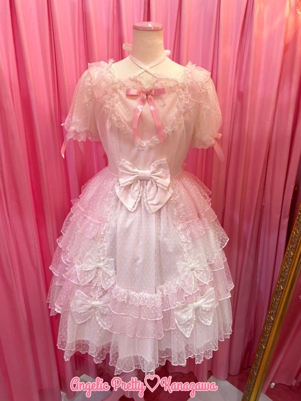 Angelic Pretty トッピングハートジャンパースカート set Angelic
