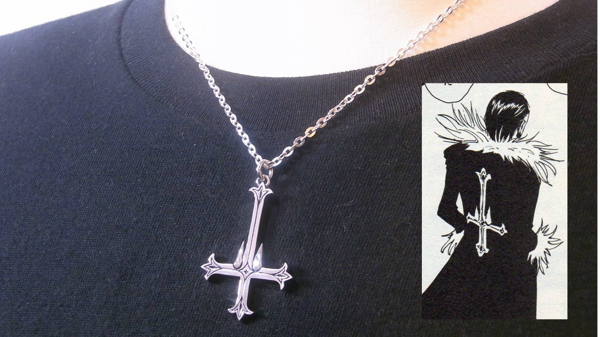 ハンターハンター クロロの逆十字ネックレス作ってみた! YOU TUBE