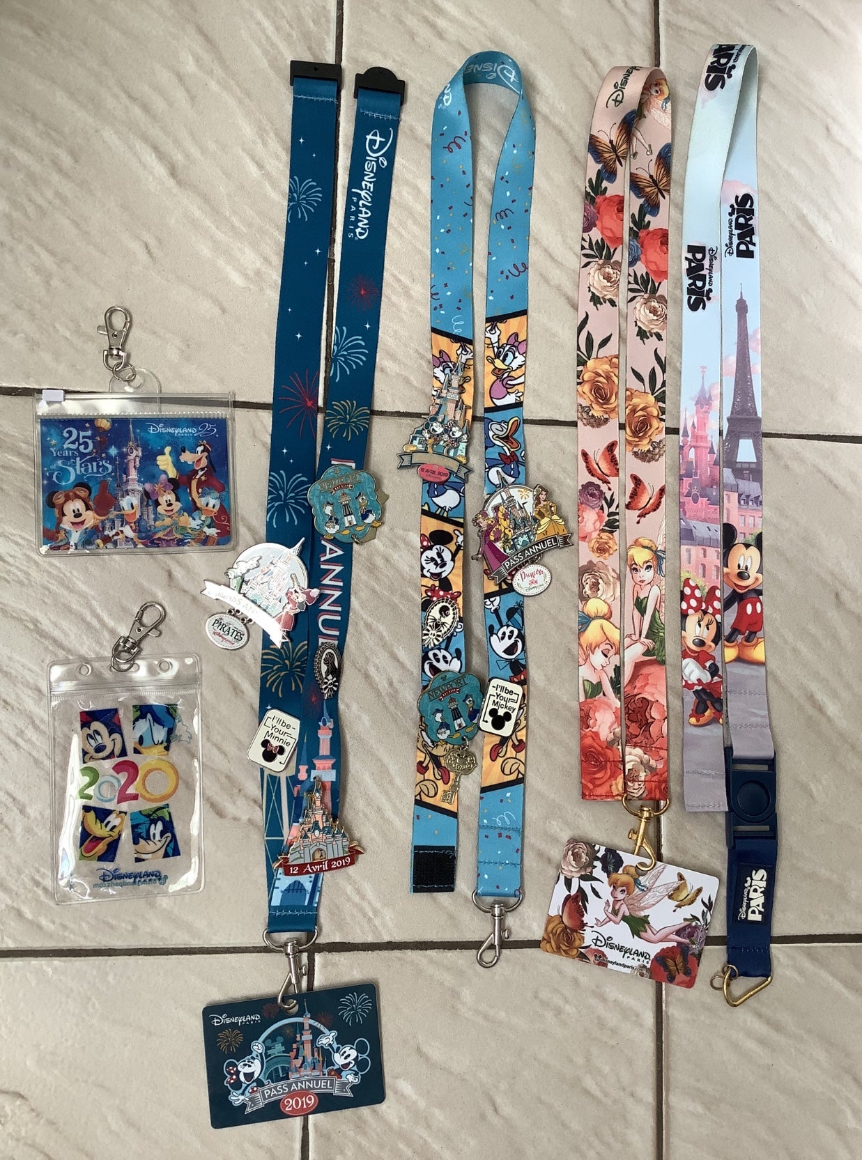 ディズニーランドパリ限定！ネックストラップ＆チケットホルダー