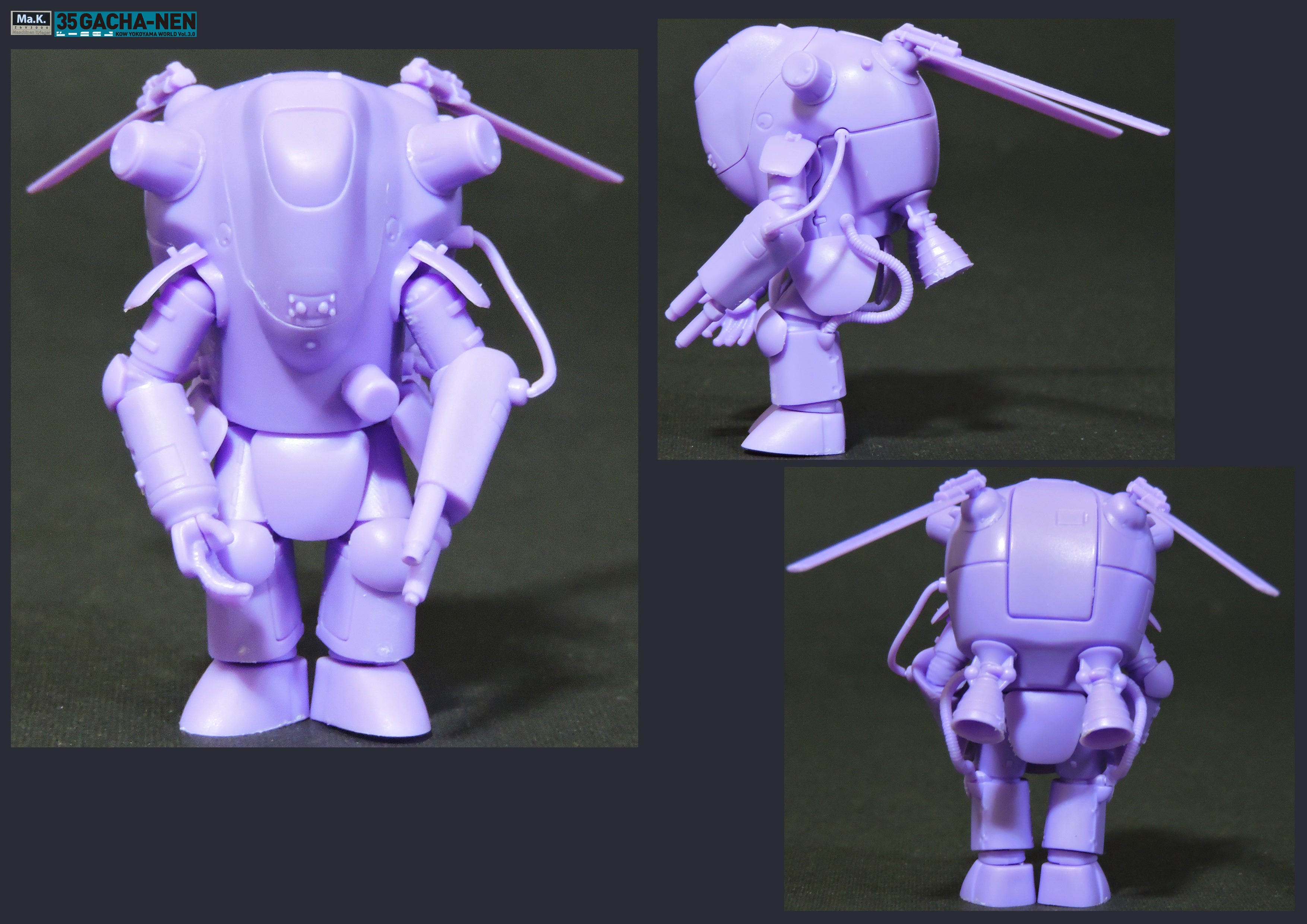 マシーネンクリーガー ガチャーネン＆1/35MA.k.傭兵軍SAFS冬期迷彩