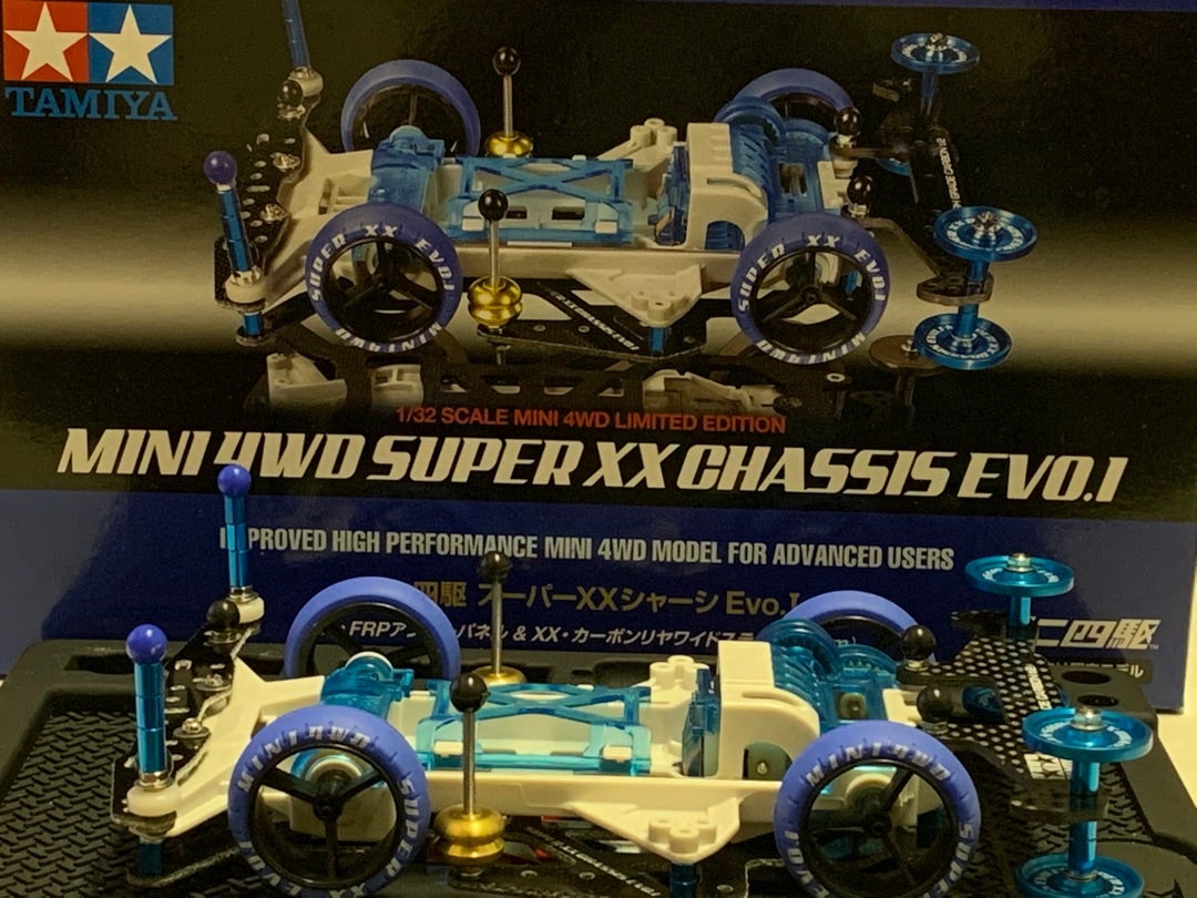 ミニ四駆］スーパーXXシャーシEvo.Ⅰ完成！ | yu-ponのファミリーブログ