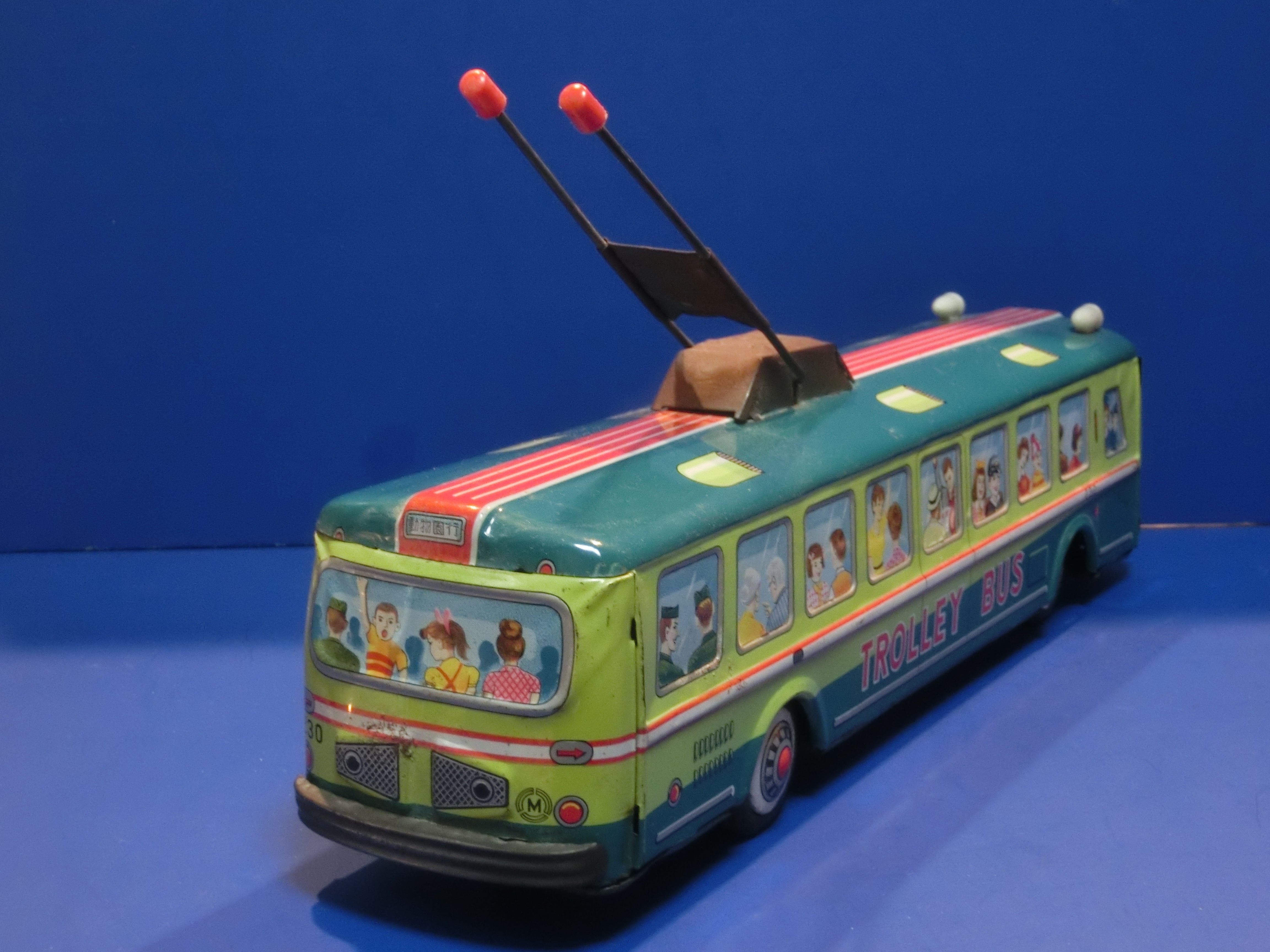 ☆1965年1/30三浦トーイ東京都営トロリーバス ～ ブリキ自動車