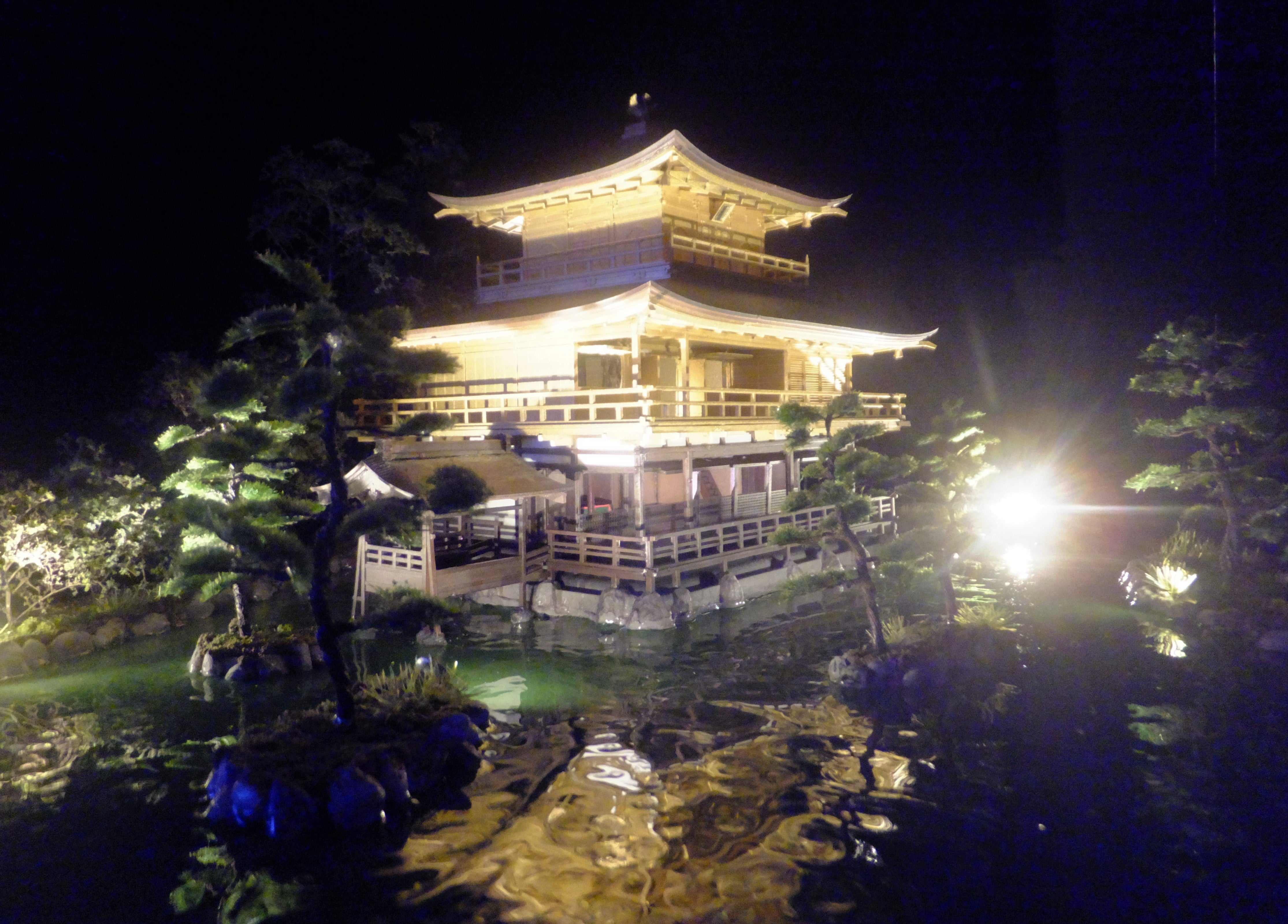 ◎金閣寺京都・ライトアップ・世界遺産・ジオラマ・完成品 | Diorama