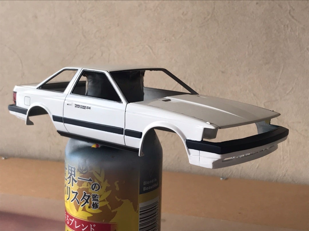 タミヤ ソアラ 後期型への改修その14 | 三児の父のカーモデルとか日記