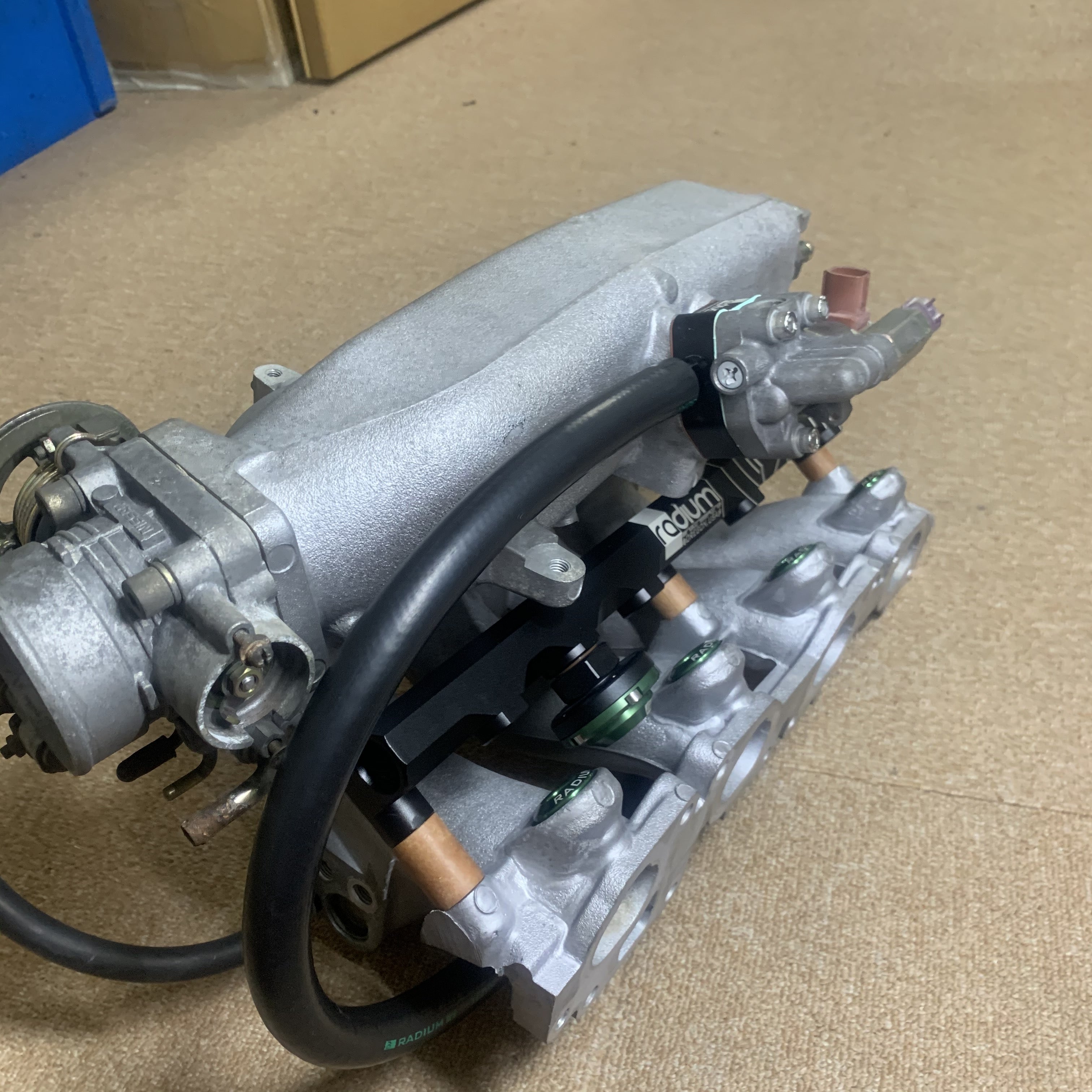 S14/15用SR20DET用トップフィードキット。ハルテックNB系可変バルタイ