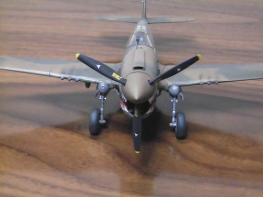 カーチス P-40E ウォーホーク」を製作しました。 | 古書店主の仕事と日常