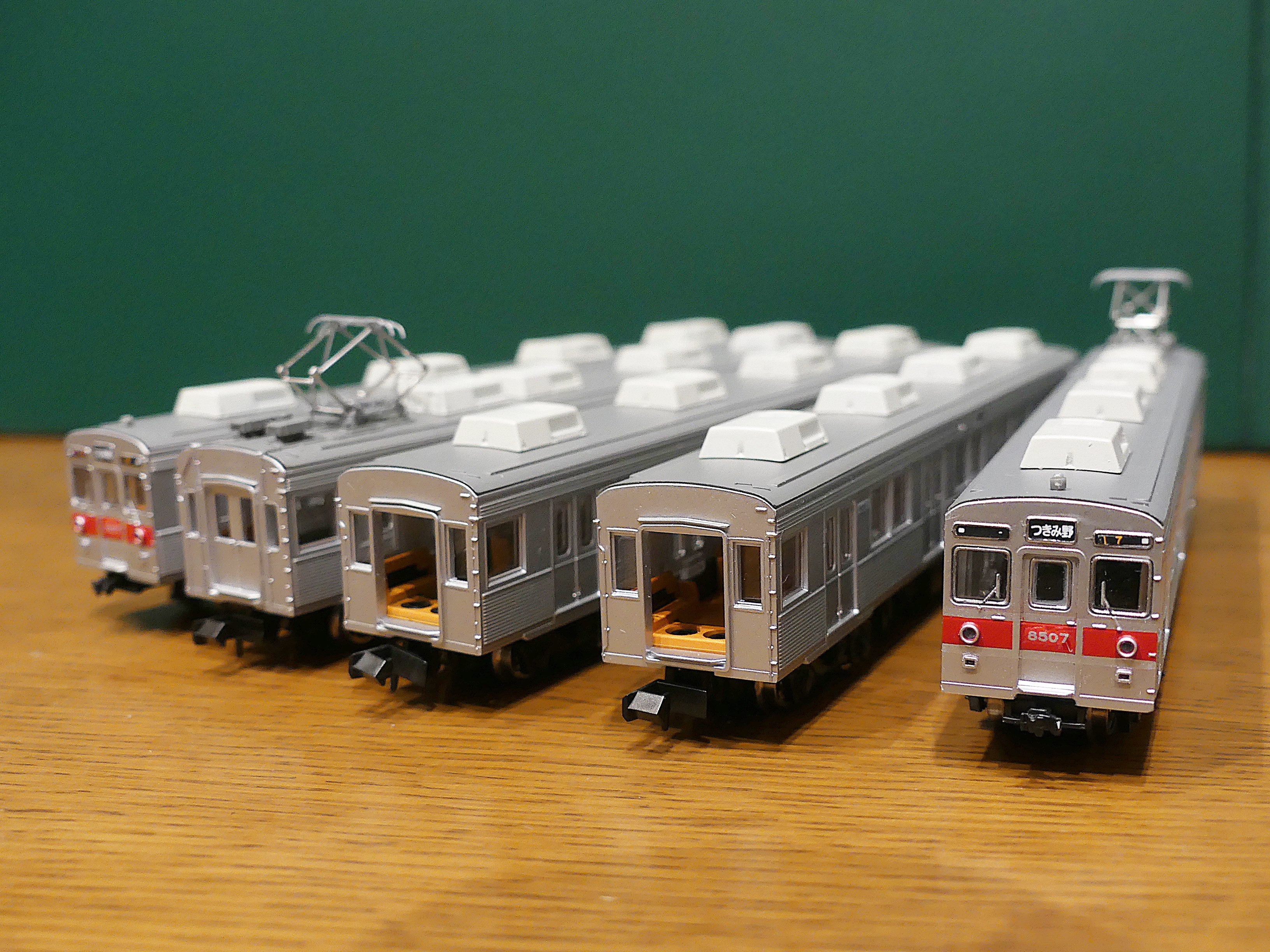 鉄コレ東急8500系ベースに田園都市線大井町起点時代最末期の5両編成