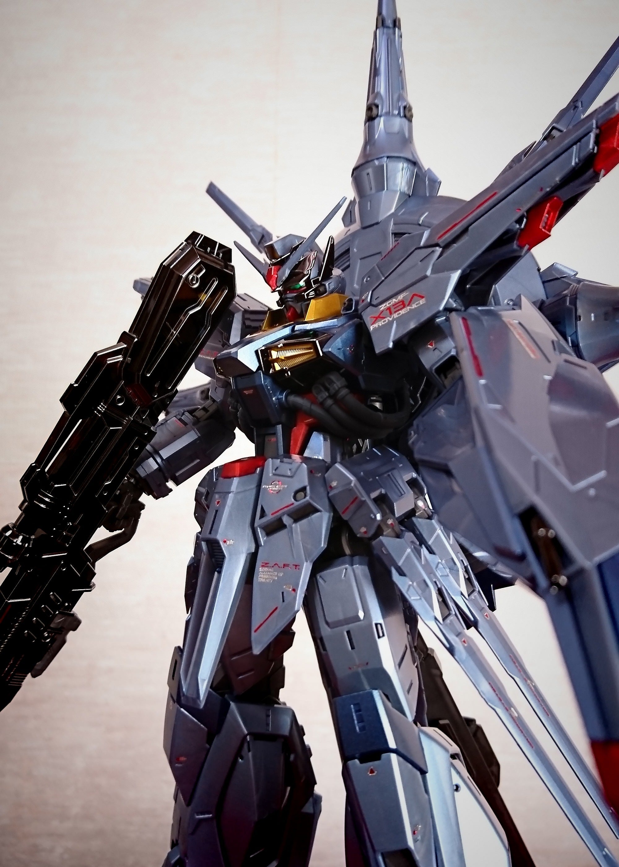 MG 1/100プロヴィデンスガンダム【スペシャルコーティング】完成