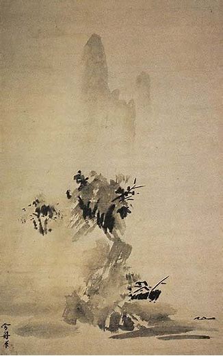 水墨画のエッセンス 余白の美 | 水墨画 八重桜日記 無二無三の世界を