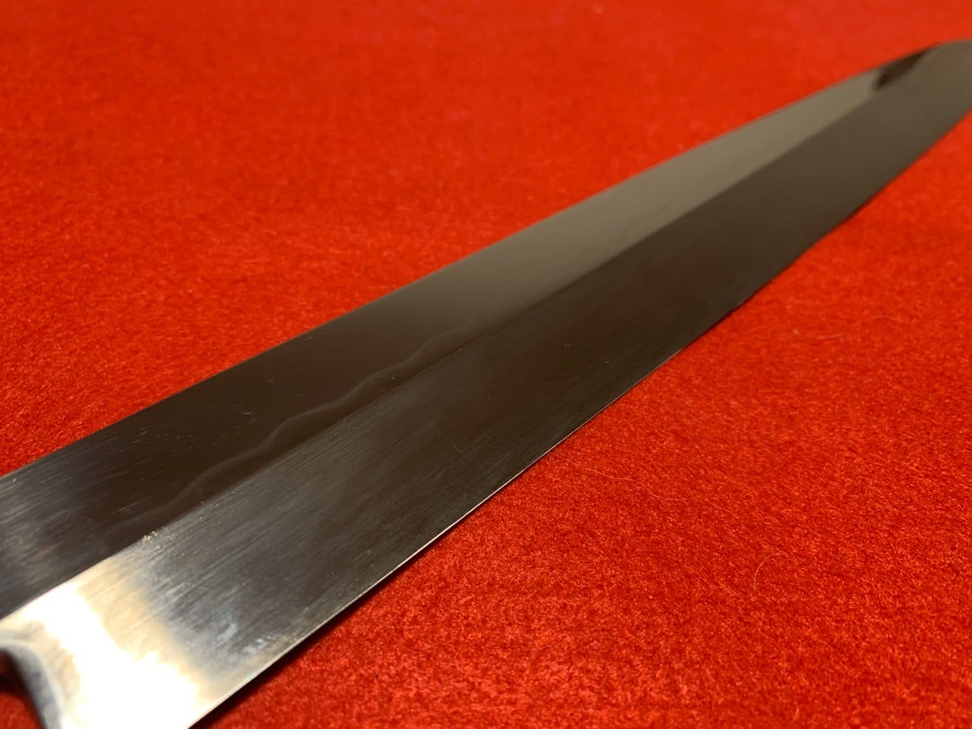 白木刃物「中川悟志師」の水焼本焼き柳刃包丁の紹介 | ogricat