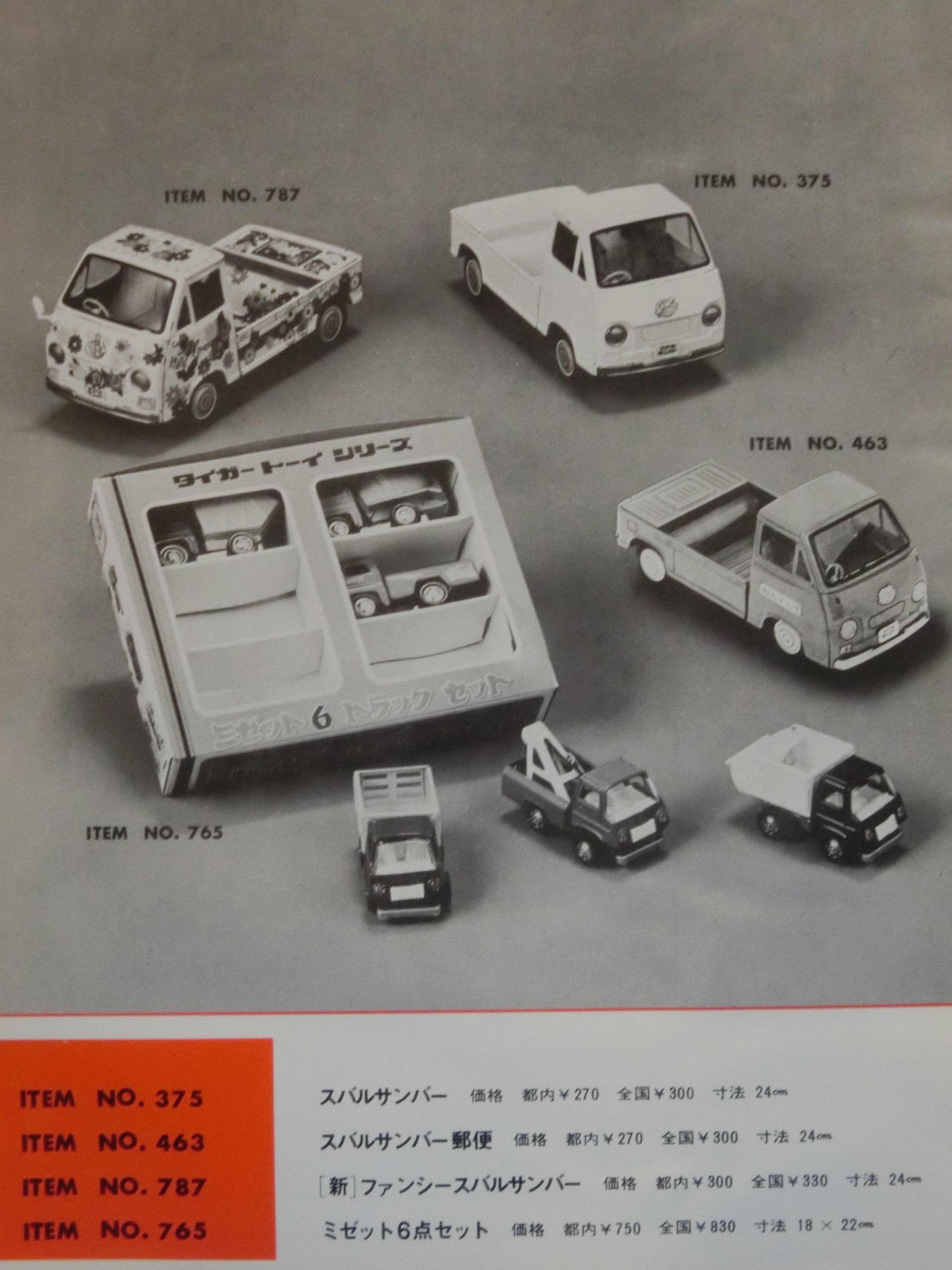 ☆1966年野村トーイ/中山商会 2代目スバルサンバー ～ ブリキ自動車