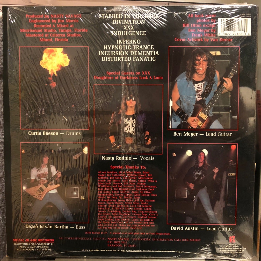 NASTY SAVAGE - Indulgence | HERETIC!!!