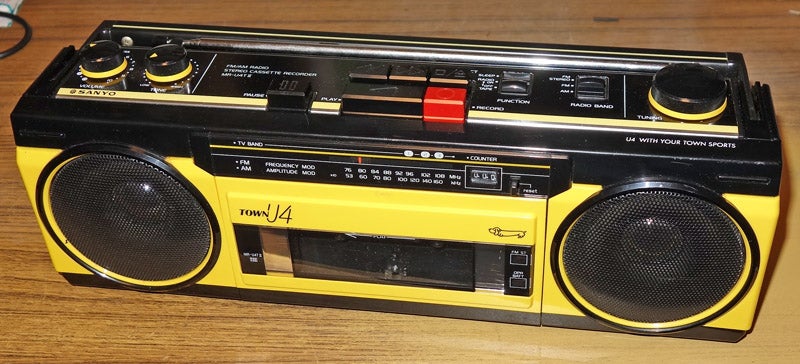 サンヨーのおしゃれなラジカセ：MR-U4TⅡ | じんけいの修理日記