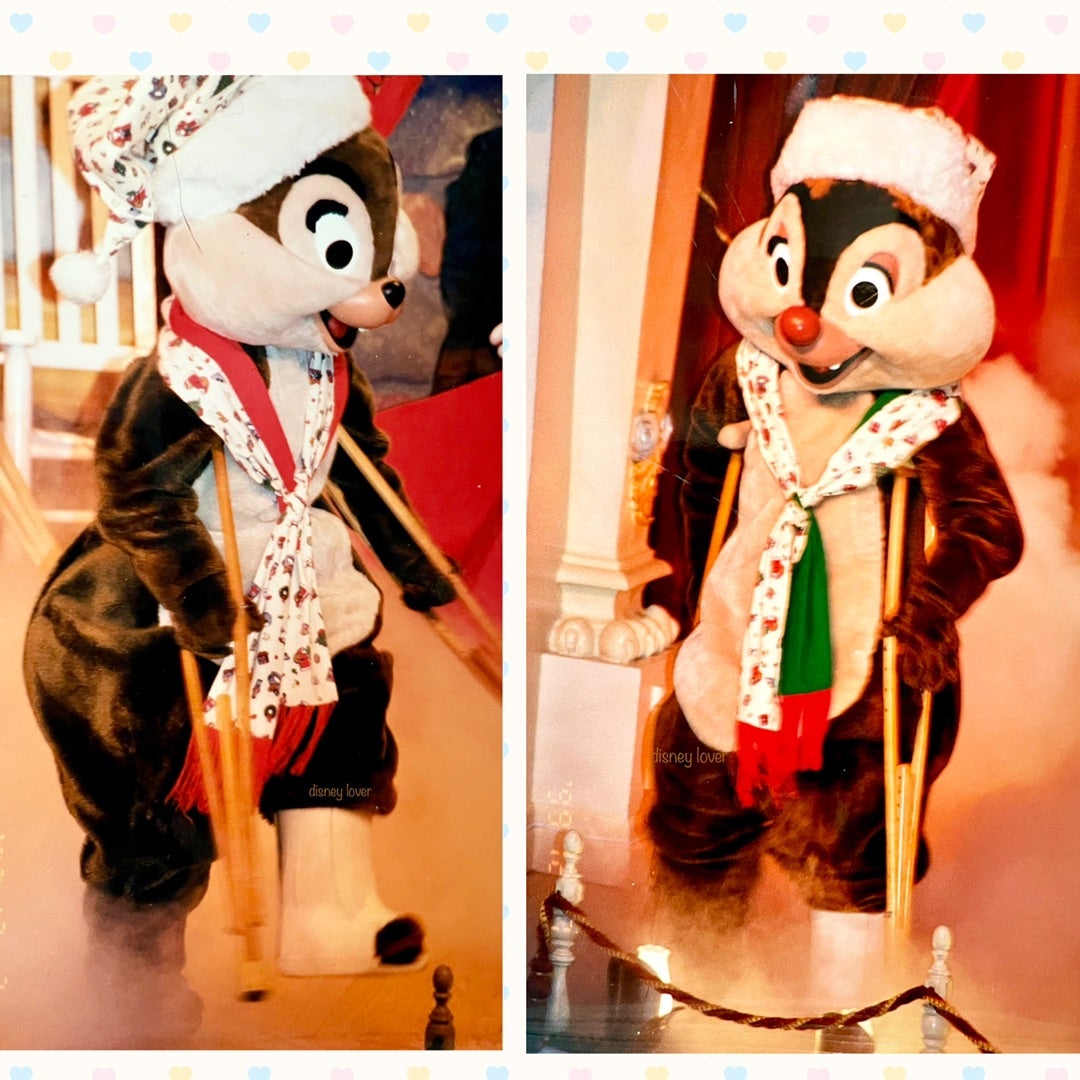 3446.昔の海外ディズニーワールドピン ナースデイ チップとデール 3446